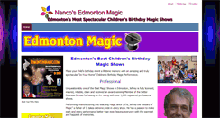Desktop Screenshot of edmontonmagic.com